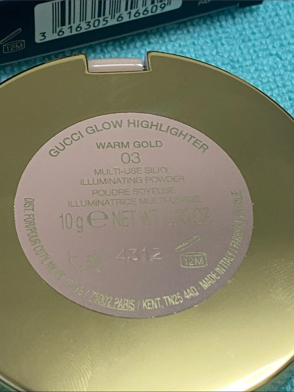 Gucci super Gold Radiant Starburst Glow Highlighter Compact limited edition New
